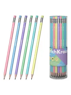 Olovka grafitna ErichKrause Pastel HB sa gumicom trokutasta sortirano 42/1