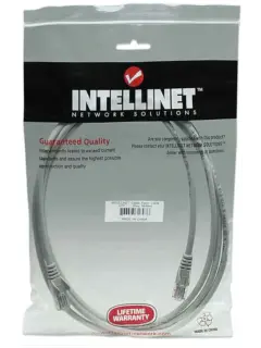 Intellinet Cat5e, CCA, U/UTP, PVC, RJ45,7.5m, sivi