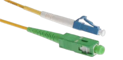 NFO Patch cord, LC UPC-SC APC, Singlemode 9 125, G.657A2, Simplex, 3m