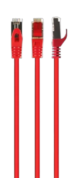 Gembird S FTP Cat.6A LSZH patch cord, red, 3 m