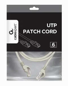 Gembird Cat6 UTP Patch cord, grey, 1m