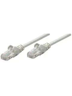 Intellinet Cat6, CCA, U/UTP, PVC, RJ45, 10m, sivi