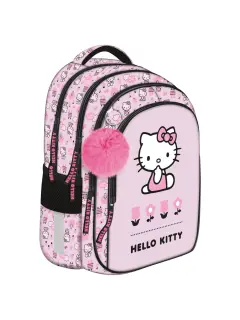 Ruksak školski St.Right Hello Kitty 16" rozi