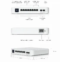 Ubiquiti UniFi 8 port GbE POE switch with SFP uplink