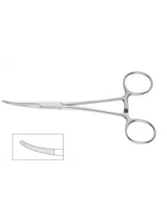 Kelly hemostatic forceps, 14 cm, hobby tool