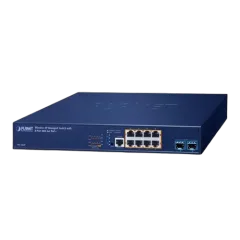 Planet Wireless AP Managed Switch with 8-Port 802.3at PoE 2-Port 10G SFP