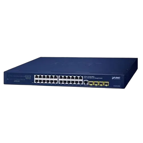 Planet 24-Port 10 100 1000T 4-Port 100 1000X SFP Managed Gigabit Switch