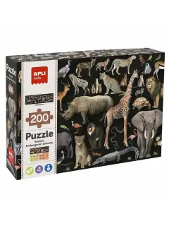 Slagalica Apli savanna ugrožene životinje 200/1 19697