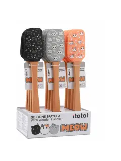 Kuhinjska lopatica iTotal silikonska Cats sortirano 12/1 XL2771