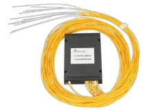 NFO Fiber Optic PLC Splitter, 1:16, ABS Module, SM, G657A1, 1,5m, No Connectors