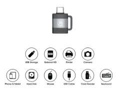 Manhattan adapter set:USB-C/USB-A&USB-A/USB-C