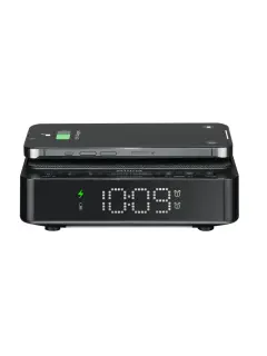 Radio budilica AIWA CR-30BK, BT, bežični punjač