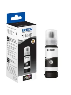 Tinta Epson 115 L8180/L8160 ecotank pigment black ink bottle C13T07C14A 70ml