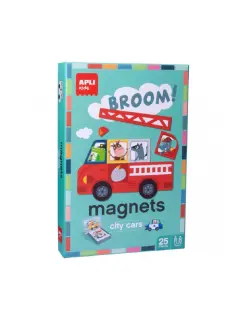 Društvena igra Apli magnets gradski automobili 16863 APLI_KOM