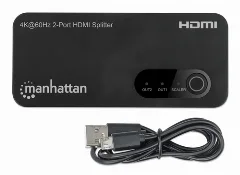 Manhattan HDMI splitter 4K@60Hz 2-Port