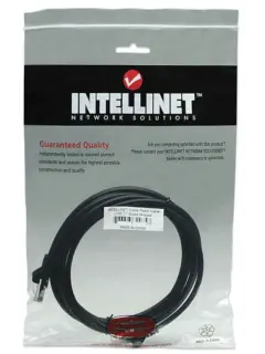 Intellinet Cat5e, CCA, U/UTP, PVC, RJ45,7.5m, crni