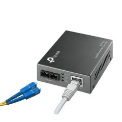 TP-Link 1GbE RJ45 to 1G SFP Optical (SC,SM)-15 km Media Converter