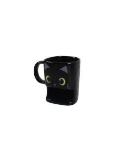 Šalica iTotal s džepom za keks Cat crna XL1901