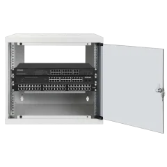 Intellinet 19" Basic Wallmount Cabinet, 9U, 560 mm Depth, Gray