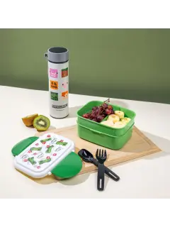 Bento kutija za ručak s priborom Puckator Minecraft Creeper & TNT LBOX103