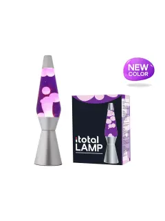 Lava lampa iTotal ljubičasta i bijela XL1766
