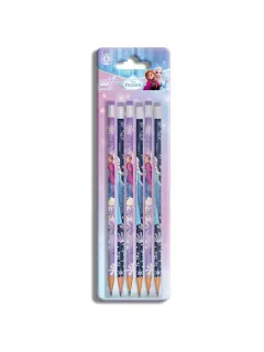Olovka grafitna Frozen 2 s gumicom (blister 6kom) 564963, 5205698744440