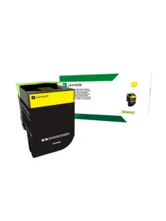 Toner Lexmark 80C8SY0 yellow 2k