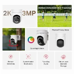 Mercusys Outdoor Pan Tilt Security Wi-Fi Camera