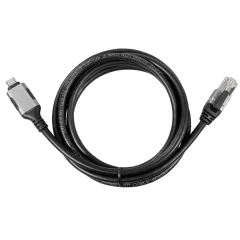 Transmedia Ethernet Cable Cat6 F UTP USB C to RJ45, 1m