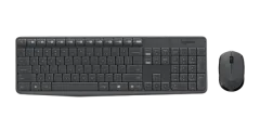 Logitech MK235 Wireless Keyboard and Mouse Combo, HR