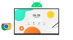 Samsung LH65WAFWLGCXEN, 65" Android touch display