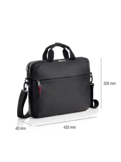 Torba za prijenosno računalo Miquelrius crna 42x32x4cm MR16984