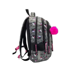 Ruksak školski St.Right Hello Kitty 16" sivi