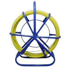 NFO Fiberglass (FRP) remote control for pulling cables, 6mm, 200m, yellow