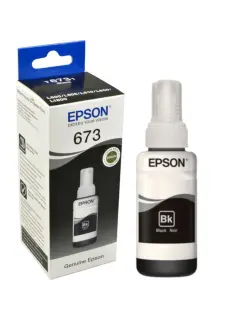 Tinta Epson T6731 L800 black ecotank C13T67314A 70 ml