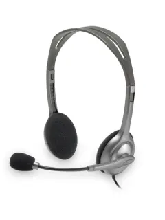 Logitech H110 slušalice s mikrofonom, stereo, siva