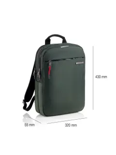 Ruksak za prijenosno računalo Miquelrius zeleni 16"S 32x43x5,5cm MR16983