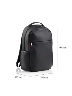 Ruksak za prijenosno računalo Miquelrius crna 16" M 38x46x13cm MR16980