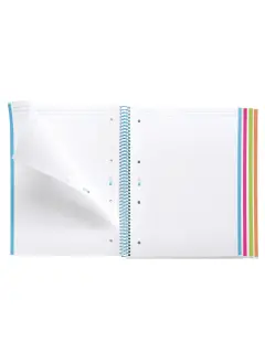 Kolegij blok Miquelrius A4 70g 120L spiralni crte combi srca šarena MR4325