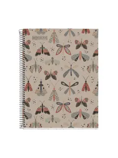 Kolegij blok Miquelrius A4 80g 80L spiralni crte Eco Ecobutterfly MR6109