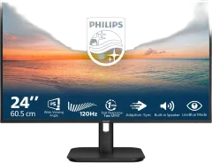 Philips 23,8" 24E1N1200A, VGA, HDMI, DP, 120Hz, zv