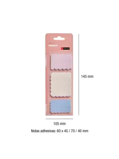 Blok samoljepivi Miquelrius 60x45/70/40 mm Boho Essence 3/1 MR7778