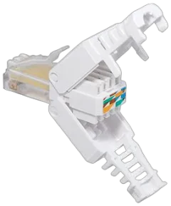 Transmedia Tool-less RJ 45 plug