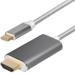 Transmedia USB type C plug - HDMI plug 1,5m