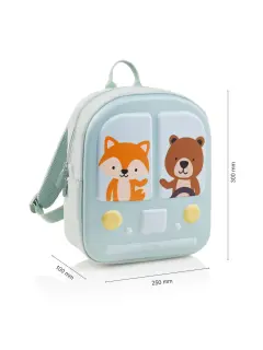 Ruksak mini Miquelrius 1 odjeljak Bus Stop zeleni 10L MR19393