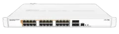MikroTik 24-port Gbe PoE-out switch 4 SFP slots