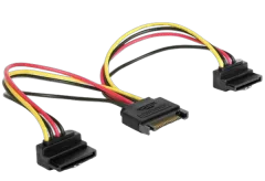Gembird SATA power splitter, angled