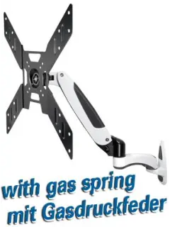 Transmedia Full-Motion Bracket for LCD Monitor for flat screens 94-127 cm