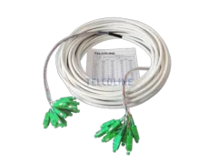 NFO MultiPatch cord, SC APC-SC APC, Singlemode 9 125, G.657A2, 15m, White