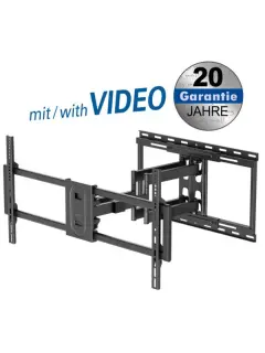 Transmedia Swivel TV wall mount, 43" - 100", up to 80kg